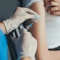 Getting a vaccination